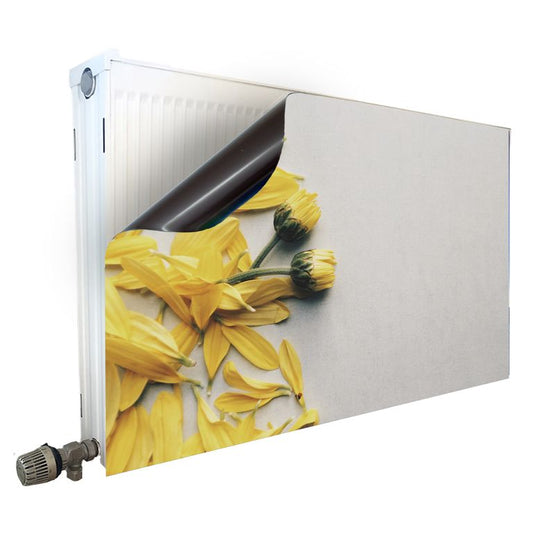 Magnet Heizkörperverkleidung Heizkörperabdeckung Heizung Schutz Motiv Yellow Flower