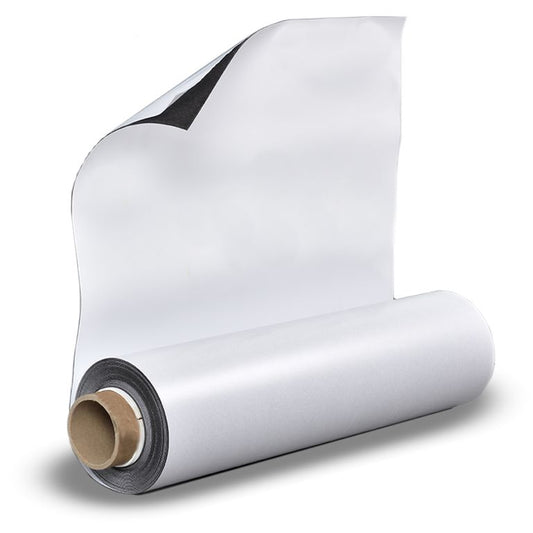 Metallfolie Untergrund Weiss Matt für Digitaldruck-Magnetfolien