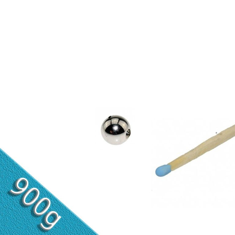 Magnetkugel / Kugelmagnet Ø 8,0 mm Nickel N38 - hält 900 g