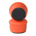 Memomagnet Ø 16 x 7 mm FERRIT - Orange - hält 300 g