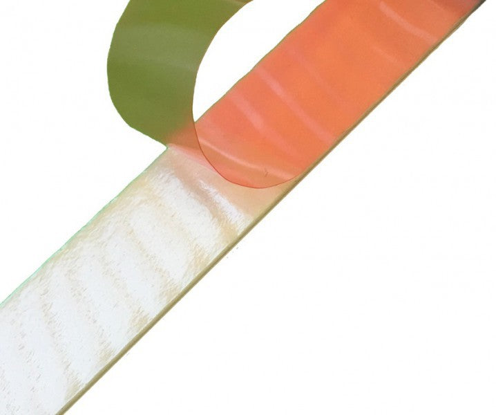 Stahlband Weiß mit Schaumkleber - Meterware - 25,0mm
