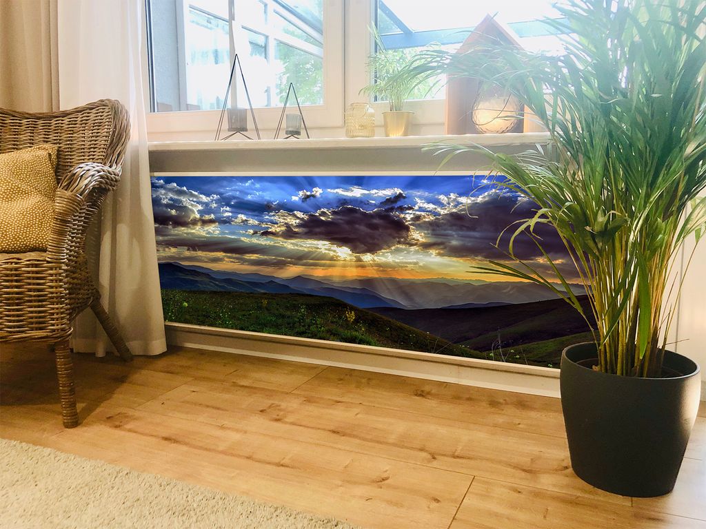 Magnet Heizkörperverkleidung Heizkörperabdeckung Heizung Motiv Sonnenaufgang