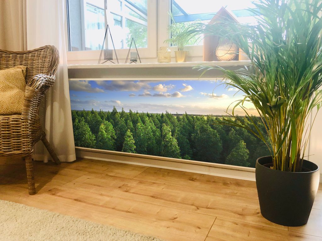 Magnet Heizkörperverkleidung Heizkörperabdeckung Heizung Schutz Motiv Wald