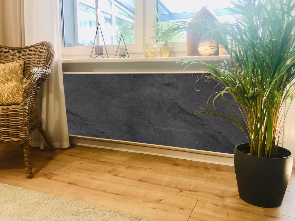 Magnet Heizkörperverkleidung Heizkörperabdeckung Heizung Schutz Motiv Beton-Look