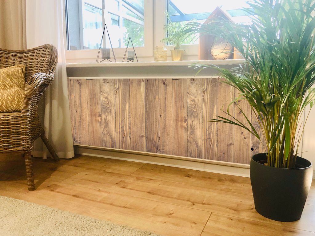 Magnet Heizkörperverkleidung Heizkörperabdeckung Heizung Schutz Motiv Holzplanken