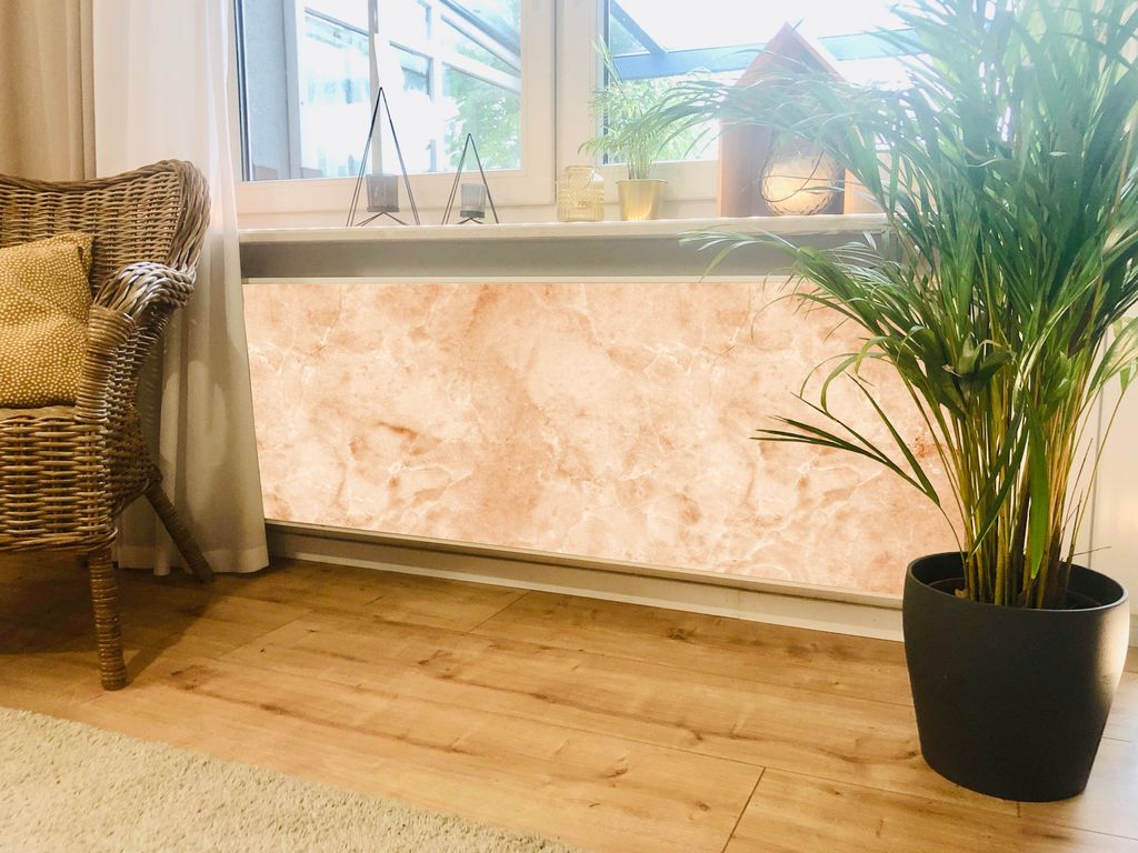 Magnet Heizkörperverkleidung Heizkörperabdeckung Heizung Schutz Motiv Marmor Gold
