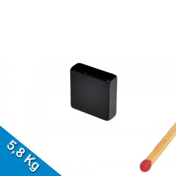 Neodym Quadermagnet 15mm x 15mm x 5mm N45 Epoxy