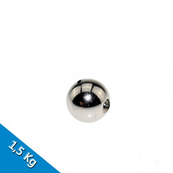 Magnetkugel - Kugelmagnet Ø 10,0 mm Nickel N40 - hält 1,5 kg