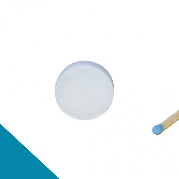 Neodym Magnet Ø 22,0 x 6,0 mm mit Kunststoffmantel weiß