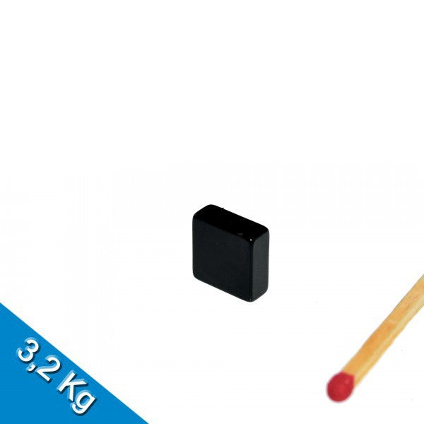 Neodym Quadermagnet 10mm x 10mm x 4mm N45 Epoxy