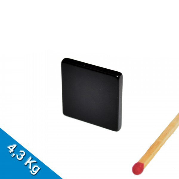 Neodym Quadermagnet 20mm x 20mm x 3mm N45 Epoxy