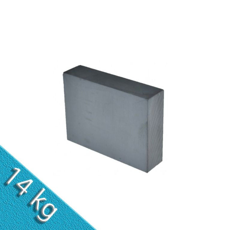 Quadermagnet 70,0 x 70,0 x 30,0 mm Y35 Ferrit - hält 14 kg