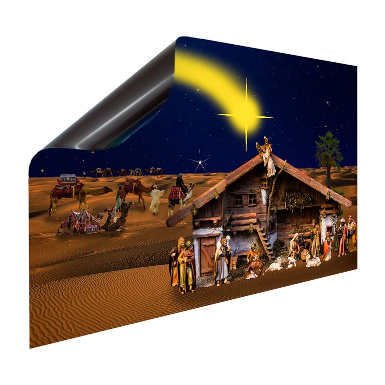 Magnet Heizkörperverkleidung Heizkörperabdeckung Heizung Motiv Weihnachtskrippe