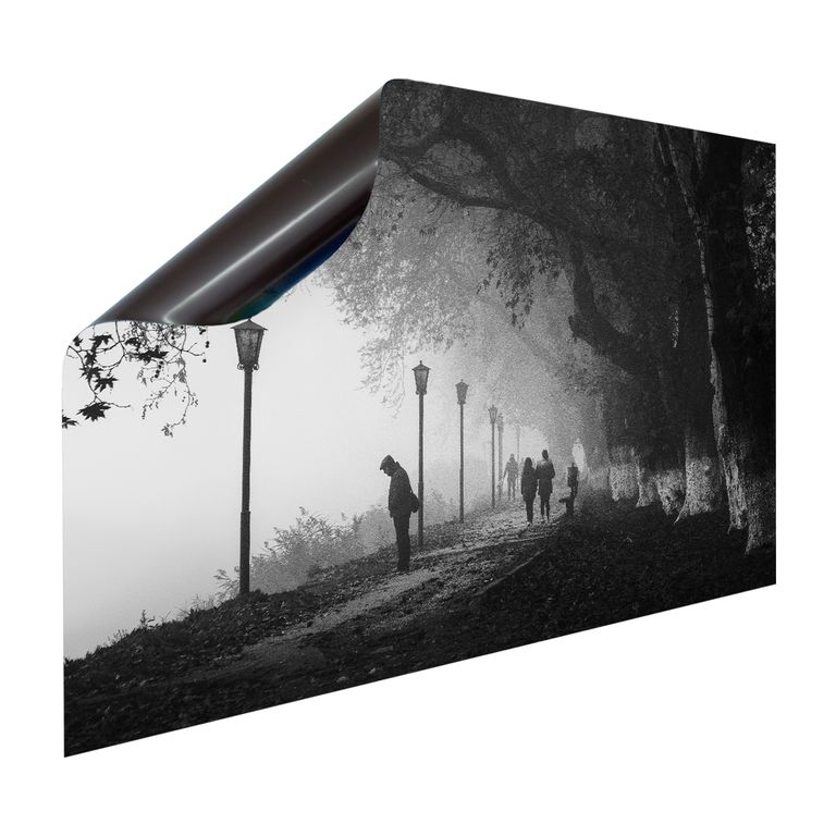 Magnet Heizkörperverkleidung Heizkörperabdeckung Motiv - Schwarz-weiß-Traum