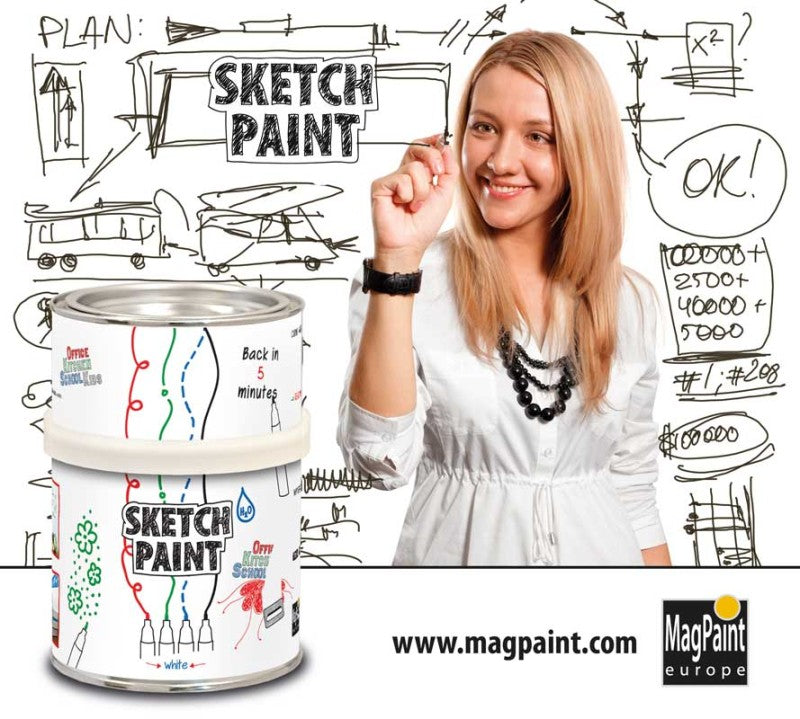 SketchPaint Weiß Glänzend