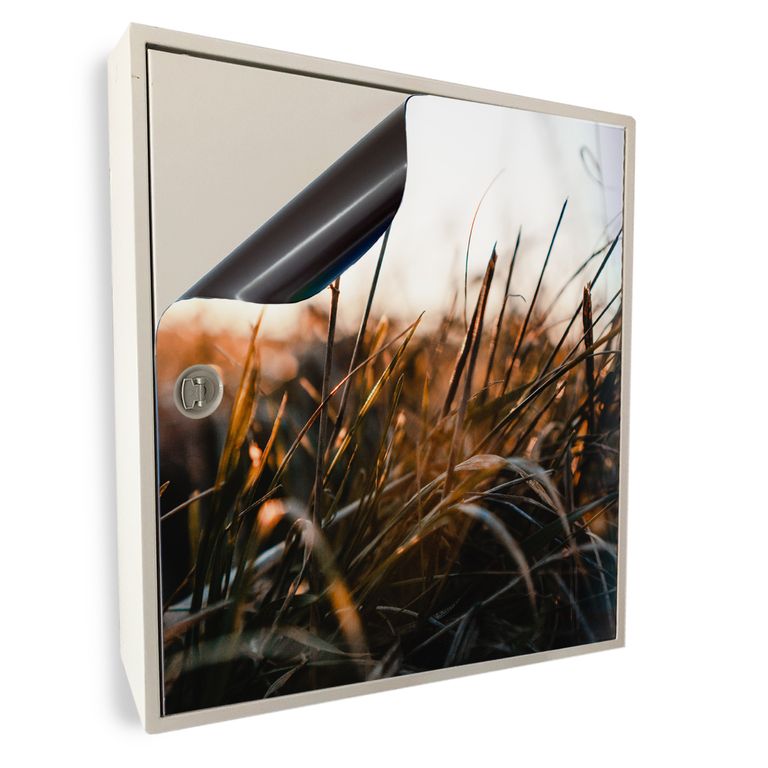 Stromkasten Magnet Bild Deko Stromverteiler Sicherungskasten Motiv Wiese