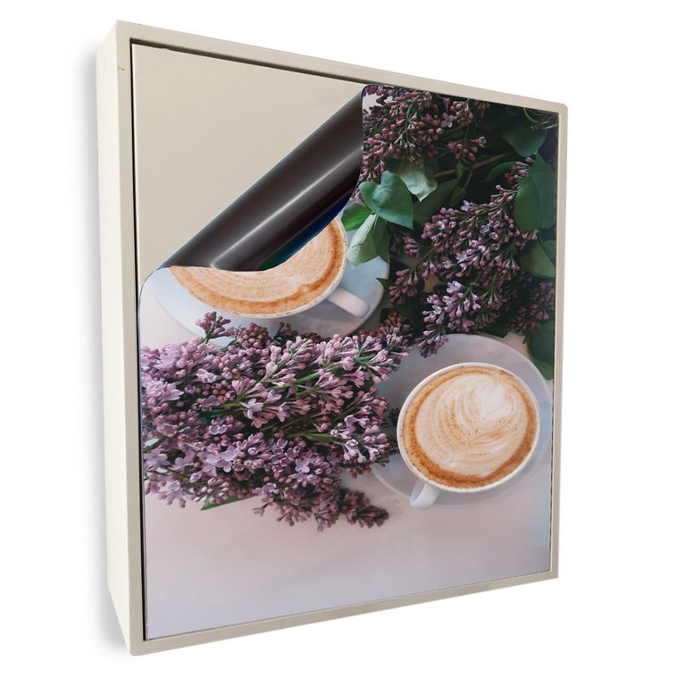 Stromkasten Magnet Bild Deko Stromverteiler Sicherungskasten Motiv Kaffeezeit