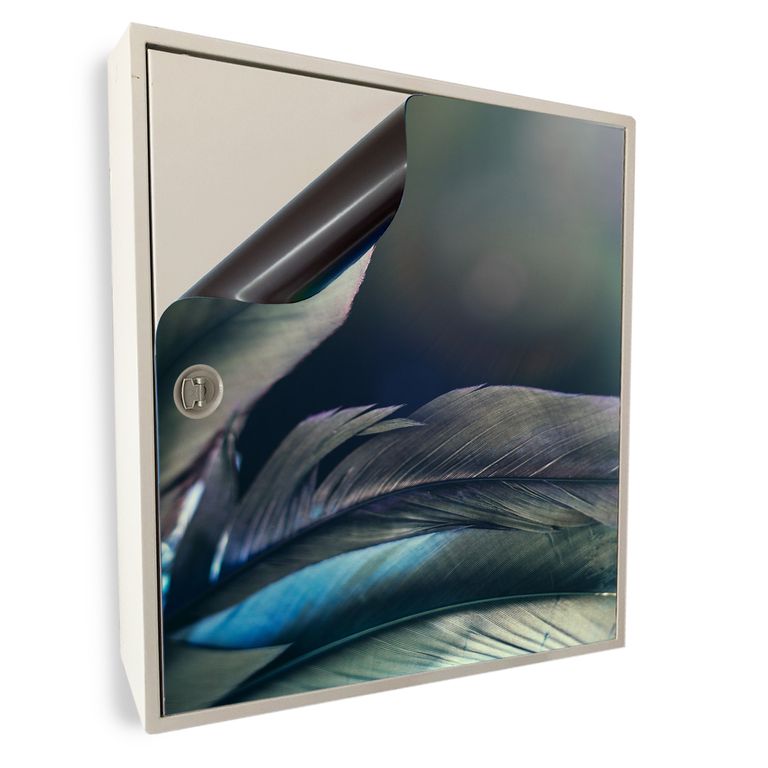 Stromkasten Magnet Bild Deko Stromverteiler Sicherungskasten Motiv Feder