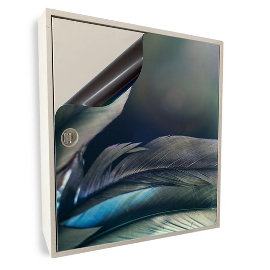 Stromkasten Magnet Bild Deko Stromverteiler Sicherungskasten Motiv Feder