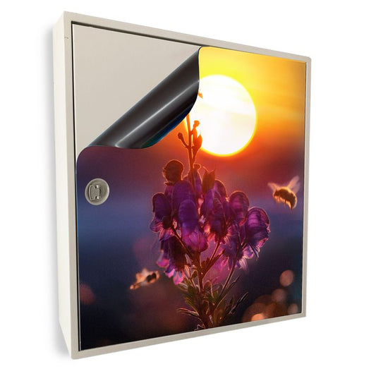 Stromkasten Magnet Bild Deko Stromverteiler Sicherungskasten Motiv Abendrot