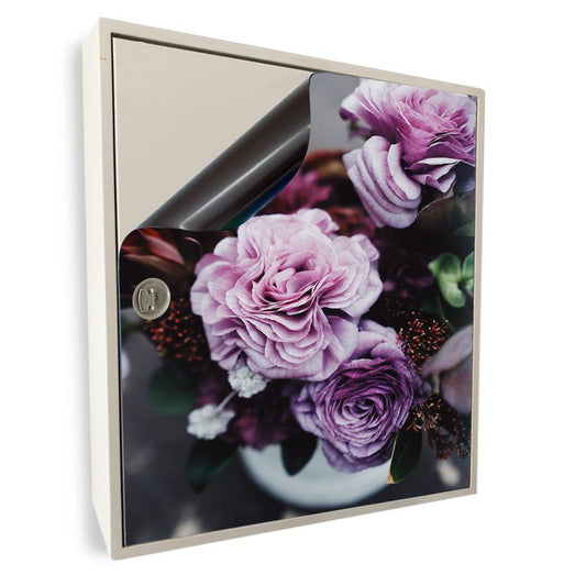 Stromkasten Magnet Bild Deko Stromverteiler Sicherungskasten Motiv Blumenstrauß