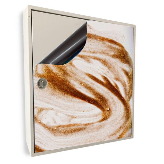 Stromkasten Magnet Bild Deko Stromverteiler Sicherungskasten Motiv Gold