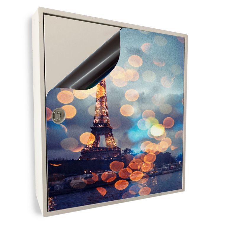 Stromkasten Magnet Bild Deko Stromverteiler Sicherungskasten Motiv Paris