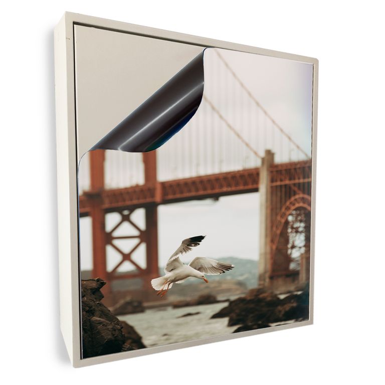 Stromkasten Magnet Bild Deko Stromverteiler Sicherungskasten Motiv Brücke