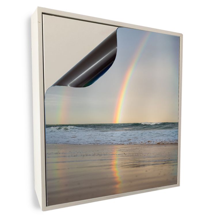 Stromkasten Magnet Bild Deko Stromverteiler Sicherungskasten Motiv Regenbogen