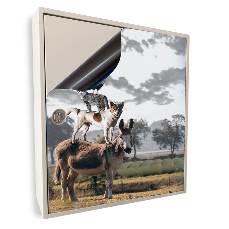 Stromkasten Magnet Bild Deko Stromverteiler Sicherungskasten Motiv Bremen Town
