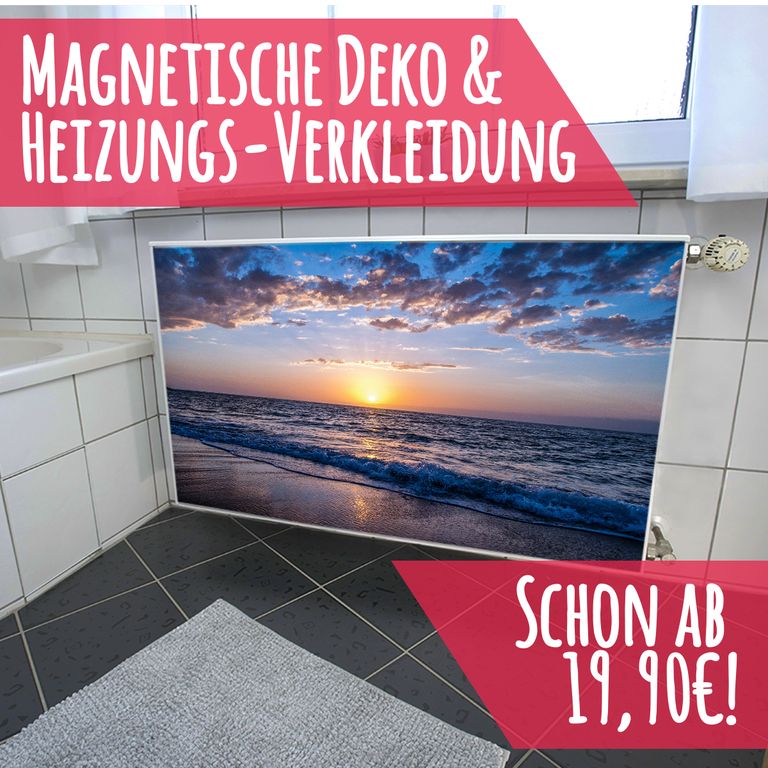 Magnet Heizkörperverkleidung Heizkörperabdeckung Heizung Schutz Motiv Meer