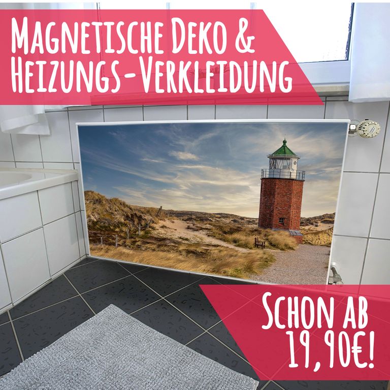 Magnet Heizkörperverkleidung Heizkörperabdeckung Heizkörper - Motiv Lighthouse