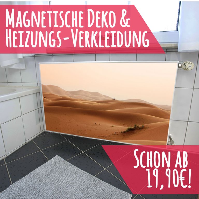 Magnet Heizkörperverkleidung Heizkörperabdeckung Heizkörper - Motiv Desert