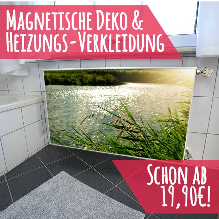 Magnet Heizkörperverkleidung Heizkörperabdeckung Heizkörper - Motiv Wasserlauf