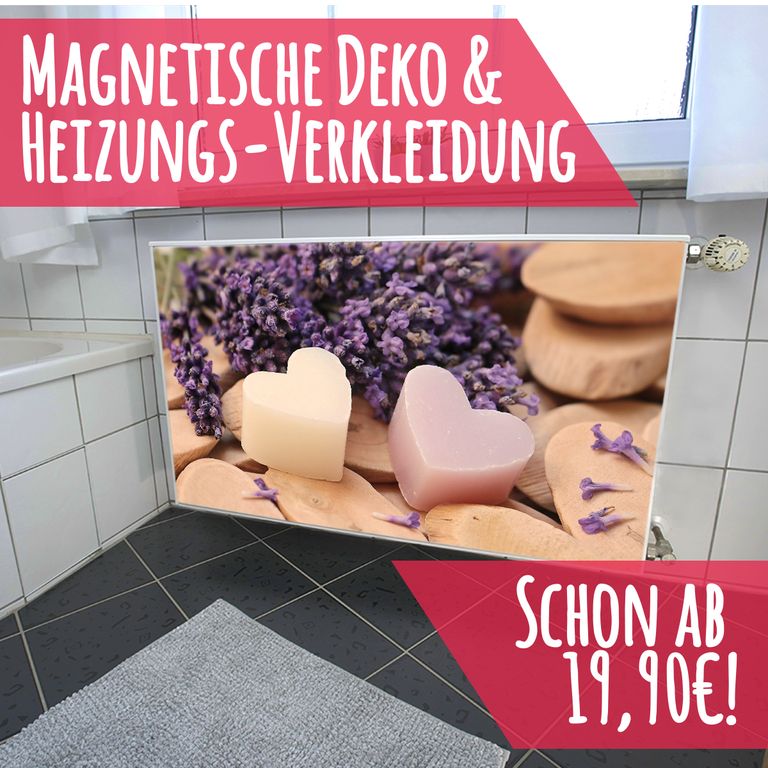 Magnet Heizkörperverkleidung Heizkörperabdeckung Heizung Schutz Motiv Seife