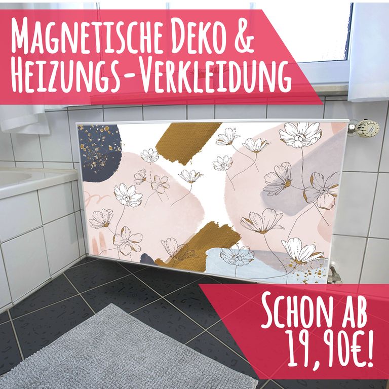 Magnet Heizkörperverkleidung Heizkörperabdeckung Heizkörper - Motiv Kunst