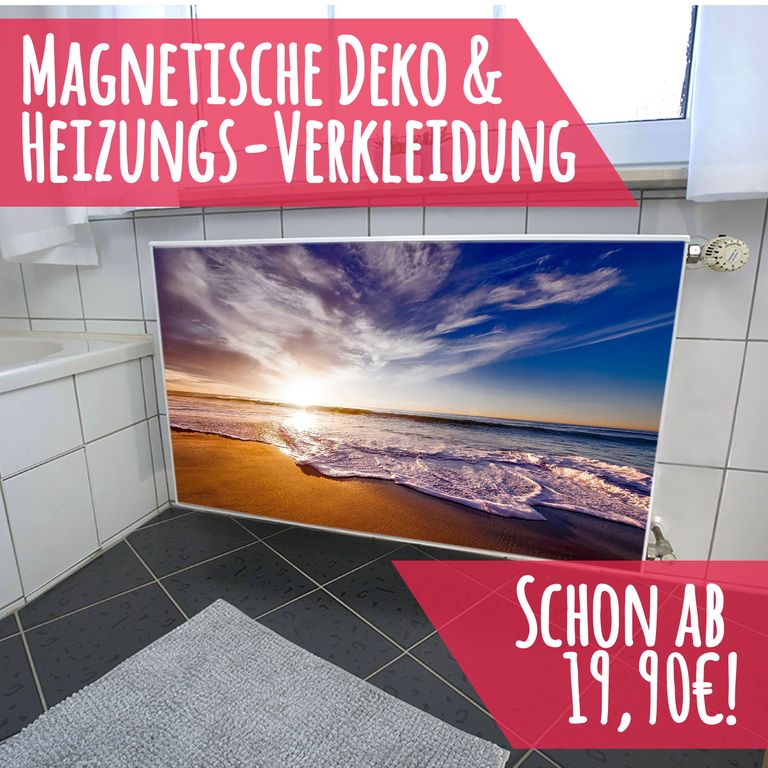 Magnet Heizkörperverkleidung Heizkörperabdeckung Heizung Schutz Motiv Sunset