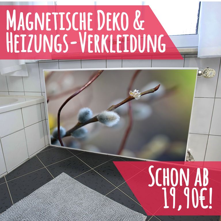 Magnet Heizkörperverkleidung Heizkörperabdeckung Heizkörper Motiv Frühlingsanfang