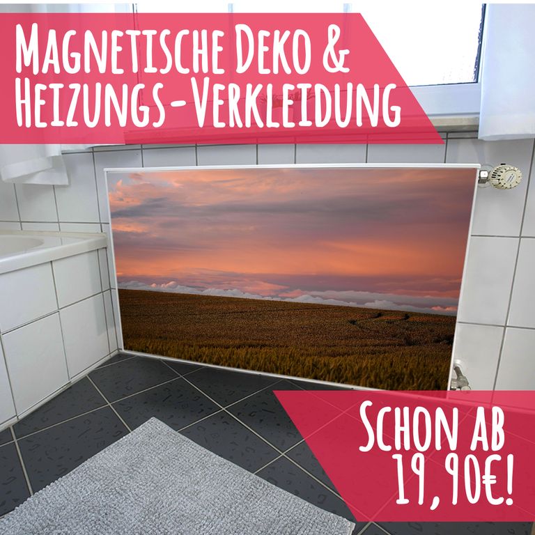 Magnet Heizkörperverkleidung Heizkörperabdeckung Heizkörper - Motiv Field