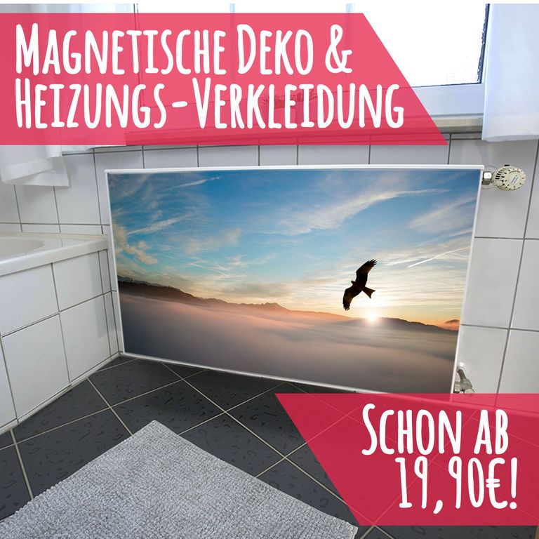 Magnet Heizkörperverkleidung Heizkörperabdeckung Heizung Schutz Motiv Himmel