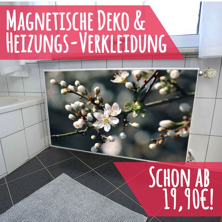 Magnet Heizkörperverkleidung Heizkörperabdeckung Heizung Motiv Schwarzdorn