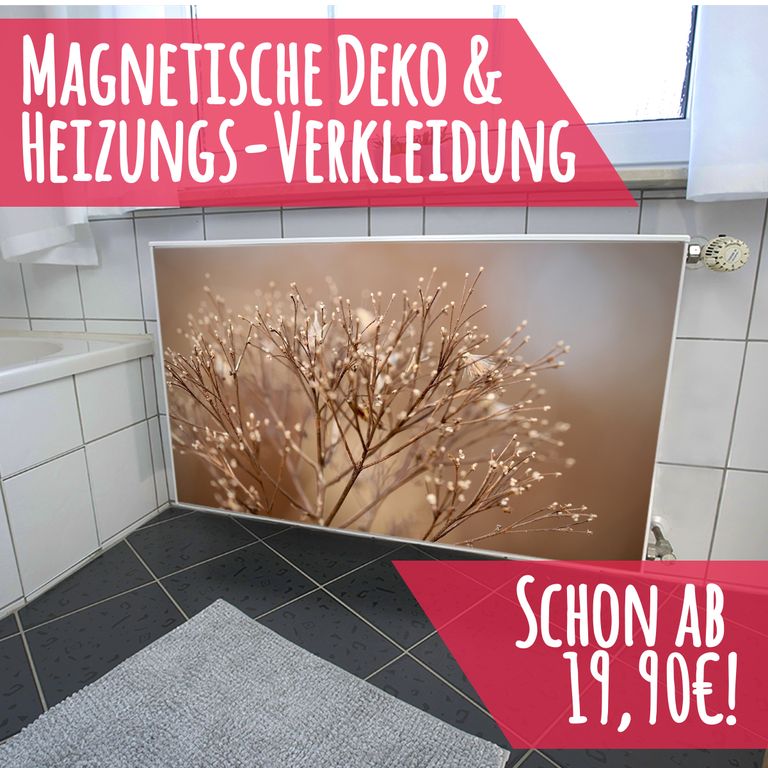 Magnet Heizkörperverkleidung Heizkörperabdeckung Heizung Motiv Verblasst