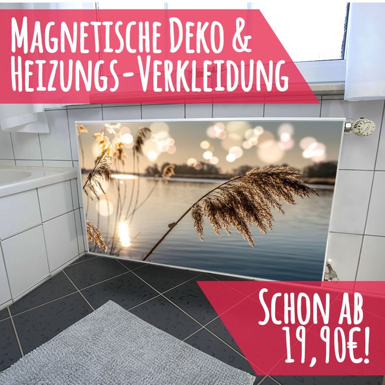 Magnet Heizkörperverkleidung Heizkörperabdeckung Heizkörper - Motiv River