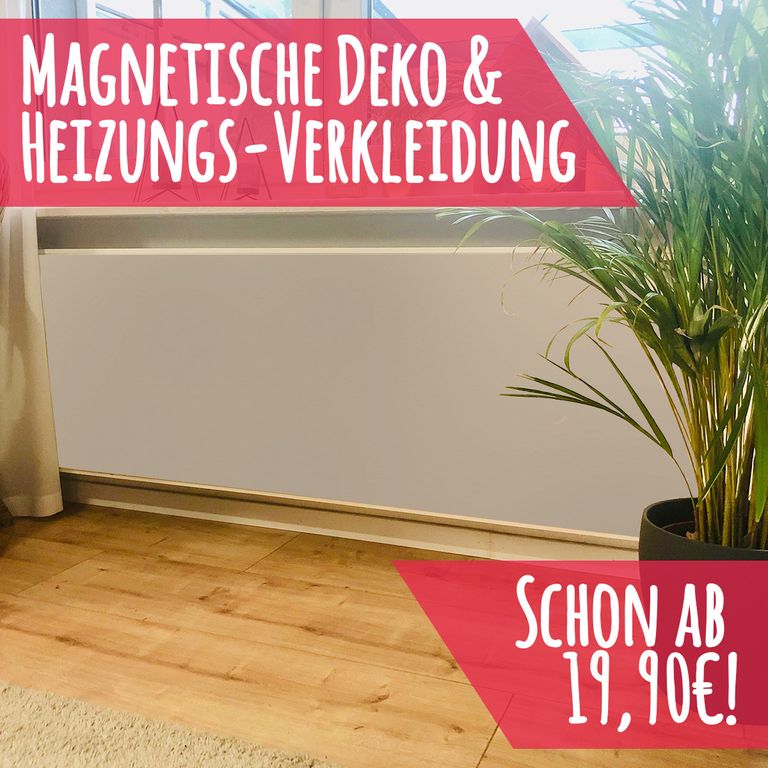 Magnet Heizkörperverkleidung Heizkörperabdeckung Heizung Schutz Motiv Beige