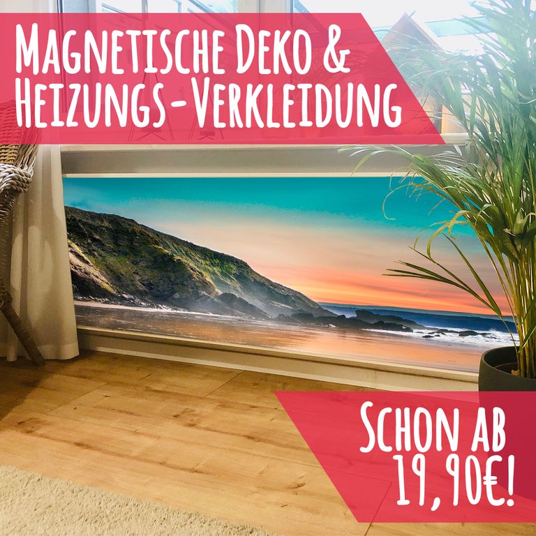 Magnet Heizkörperverkleidung Heizkörperabdeckung Heizung Schutz Motiv Traumland