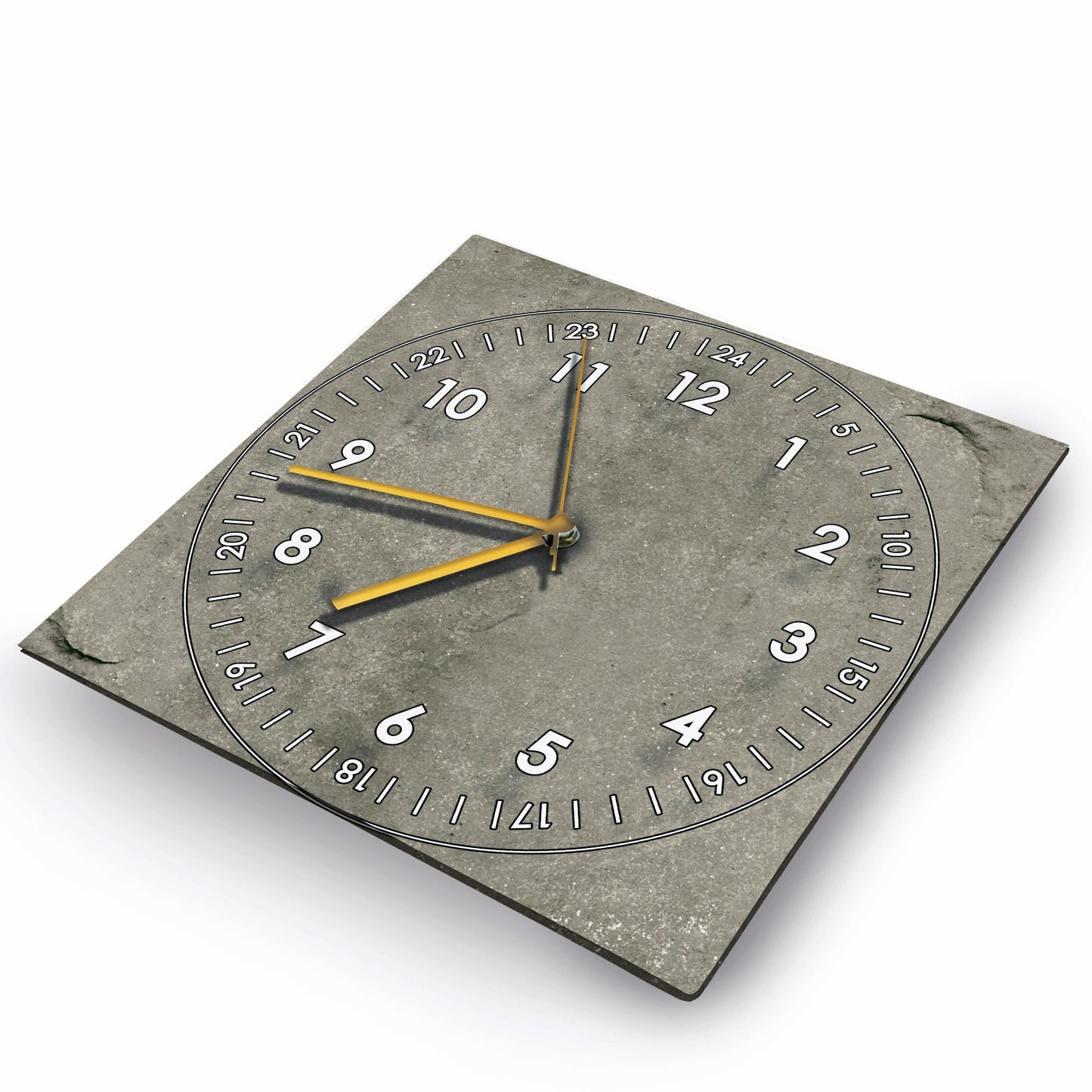 Hochwertige 30cm-Uhren Made in Alzenau Lautlose Uhr MDF Acryl Motiv Beton-Look