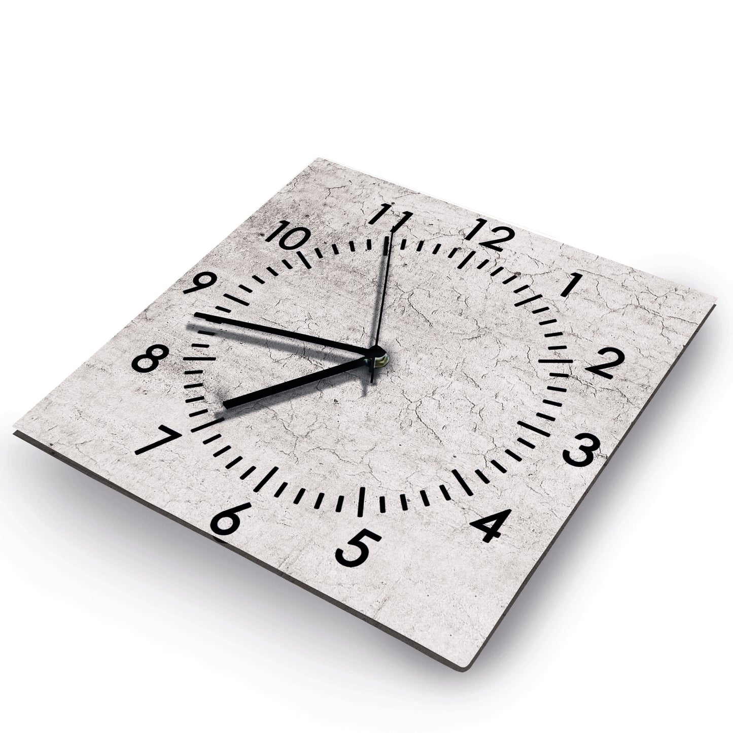 Hochwertige 30cm-Uhren Made in Alzenau Lautlose Uhr MDF Acryl Motiv Betonwand