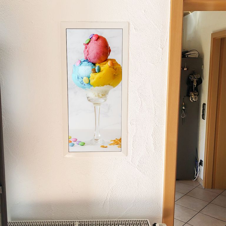 Stromkasten Magnet Bild Deko Stromverteiler Sicherungskasten Motiv Eiskugeln