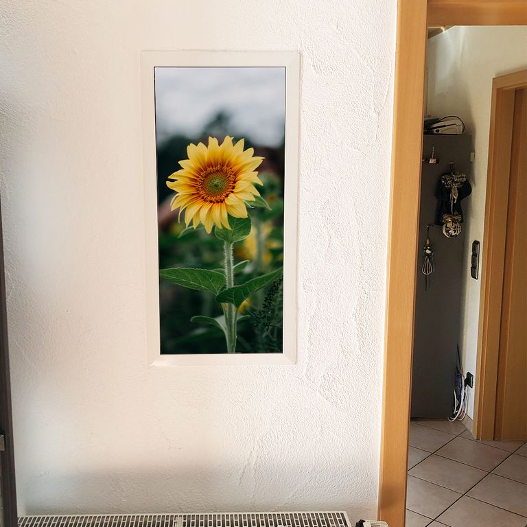 Stromkasten Magnet Bild Deko Stromverteiler Sicherungskasten Motiv Sonnenblume