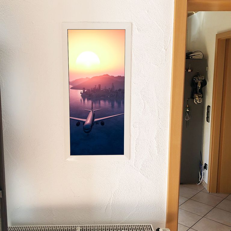 Stromkasten Magnet Bild Deko Stromverteiler Sicherungskasten Motiv Flug